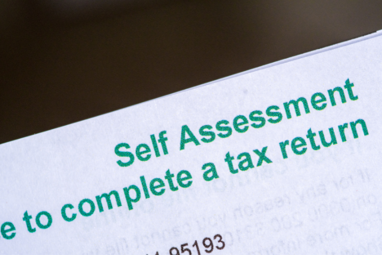 Self assessment tax return form